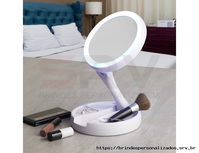Espelho Dobr�vel com Led